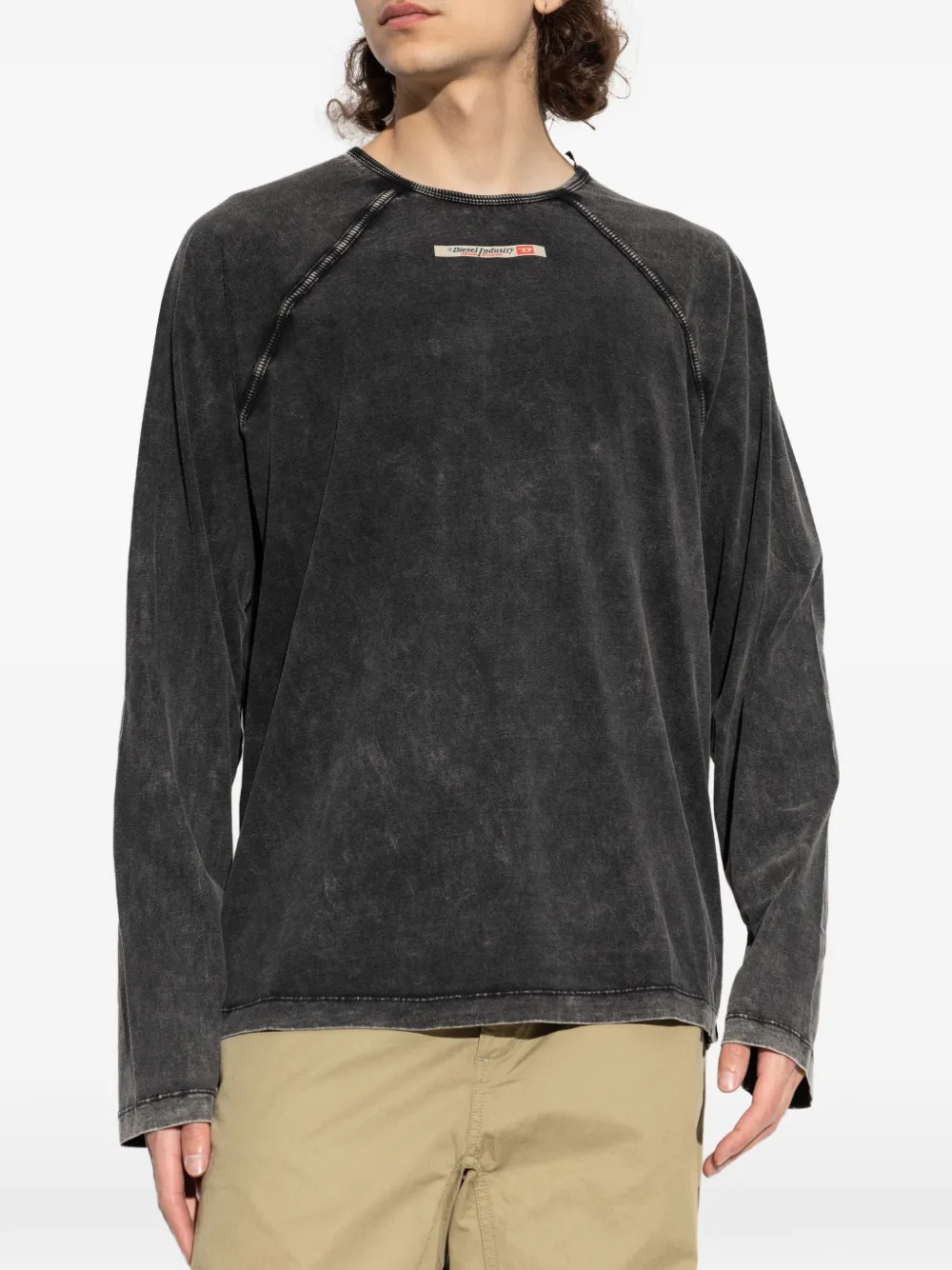 Diesel Bryan-Dnm T-shirt Grijs
