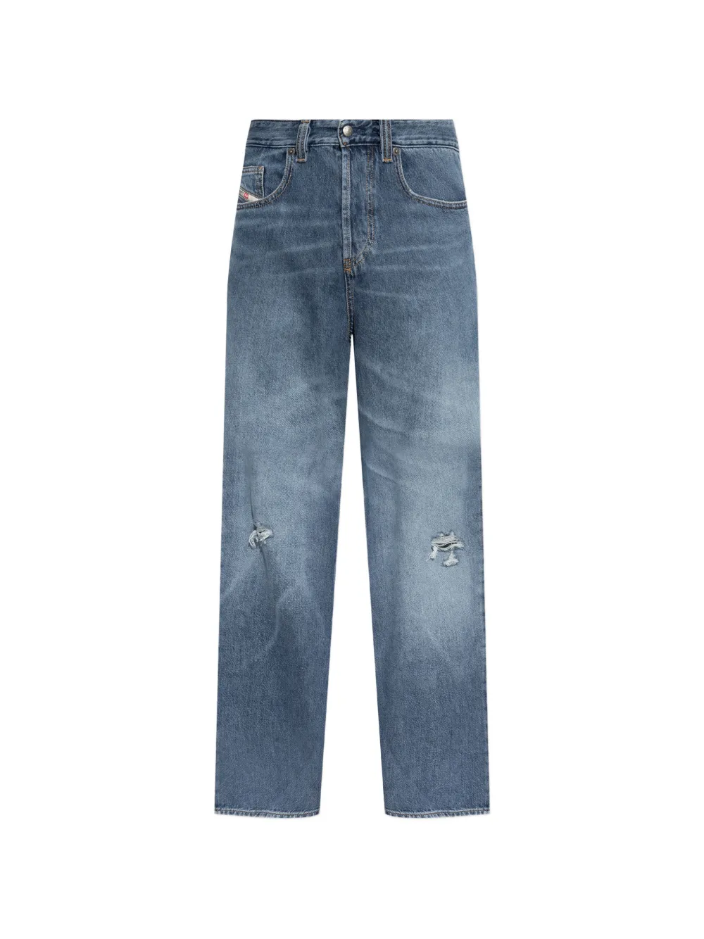 Diesel 2001 D-Macro distressed jeans - Blu