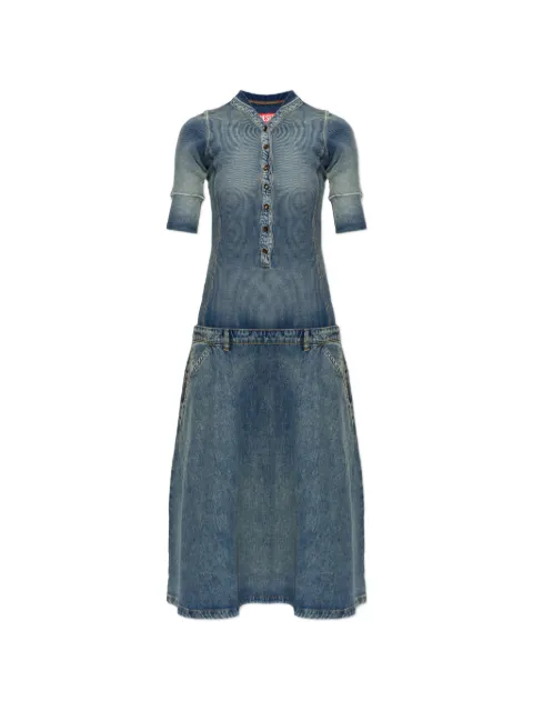 Diesel Geripptes Kleid