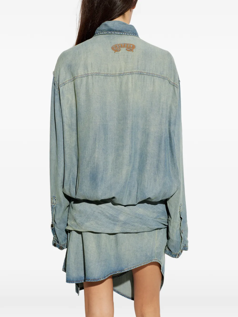 Diesel Asymmetrische jurk Blauw