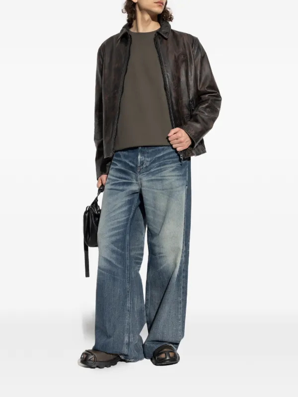 Diesel D-Rise Whiskered Jeans | Blue | FARFETCH GE