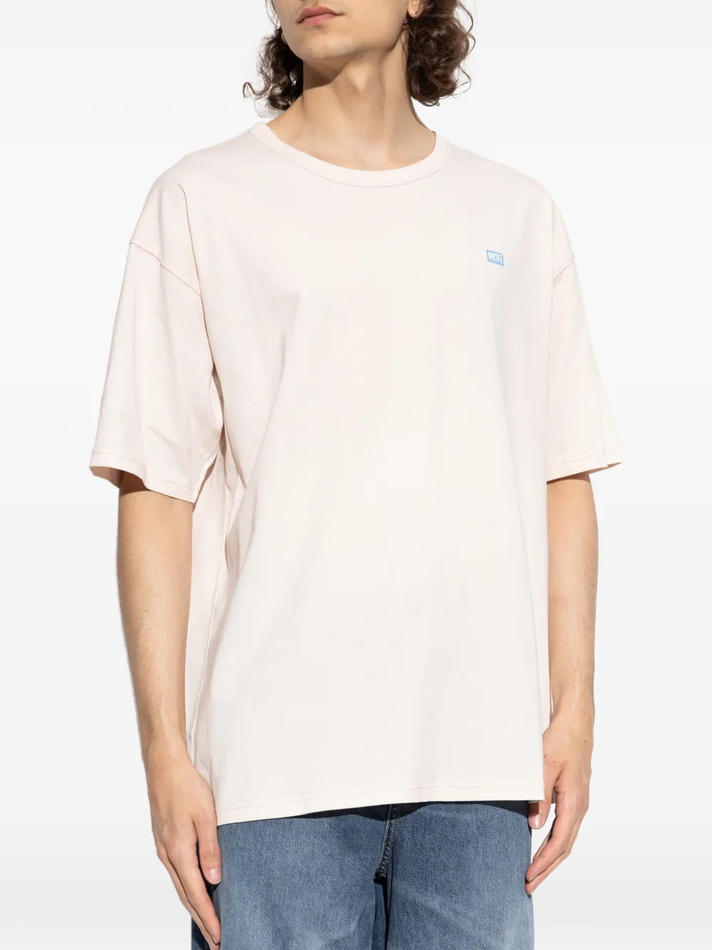 Diesel T-shirt met logodetail Wit