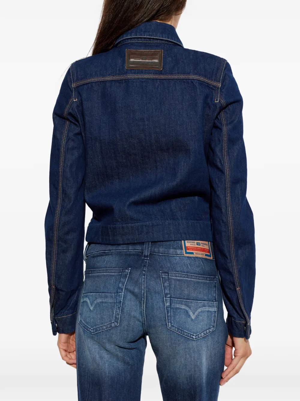 Diesel DE-CORB jack met lange mouwen Blauw