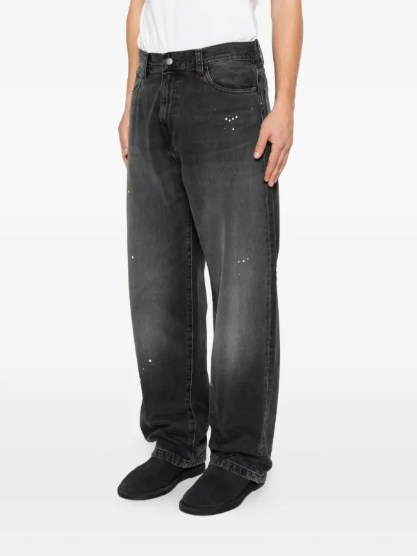 Carhartt WIP Landon paint-splatter Jeans | Black | FARFETCH