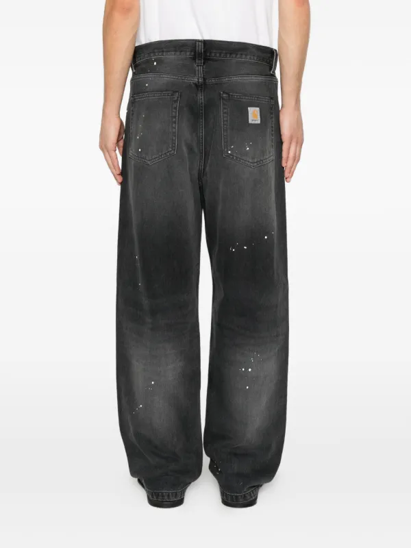 Carhartt WIP Landon paint-splatter Jeans | Black | FARFETCH
