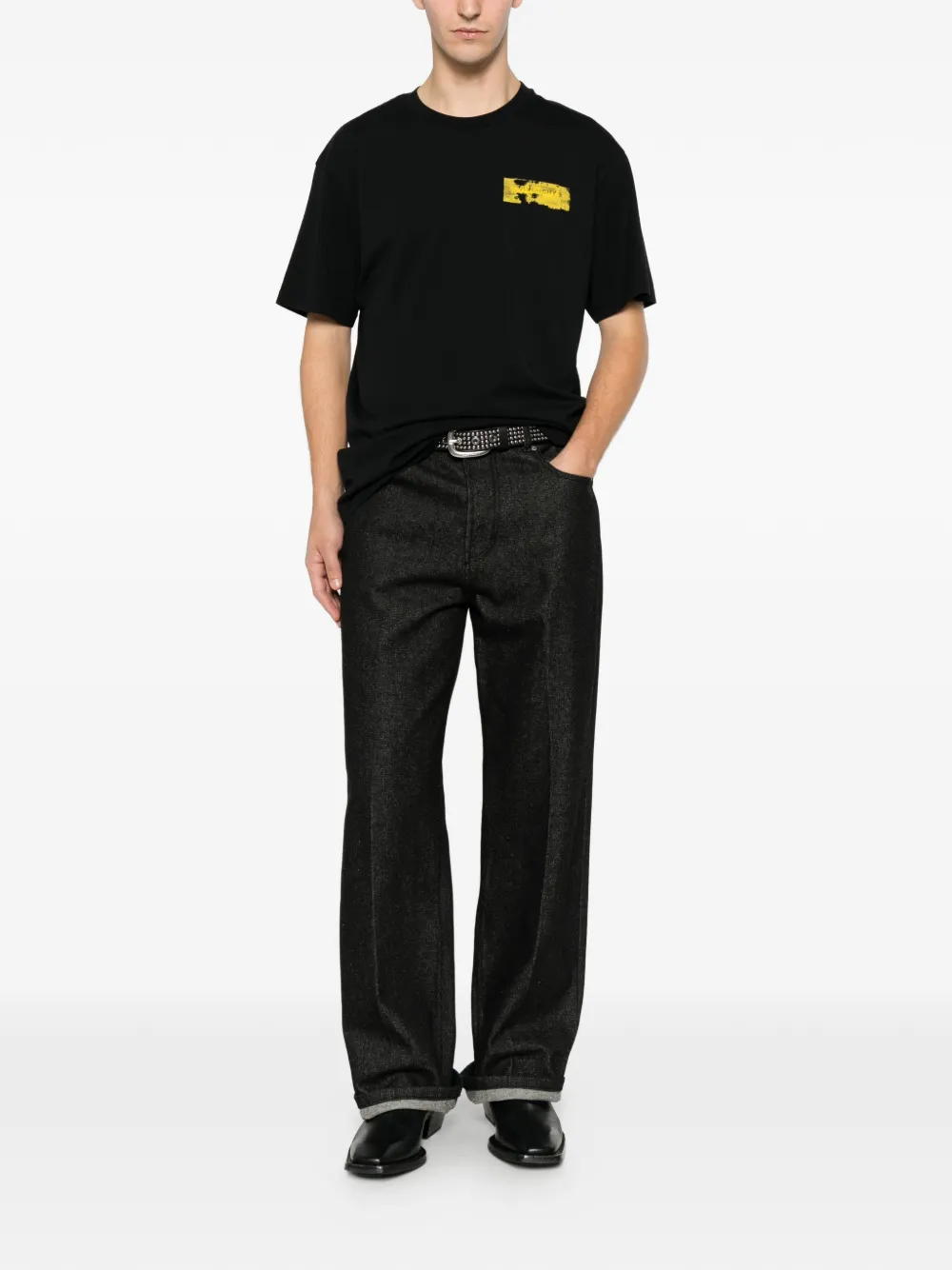 Givenchy T-shirt met logoprint Zwart