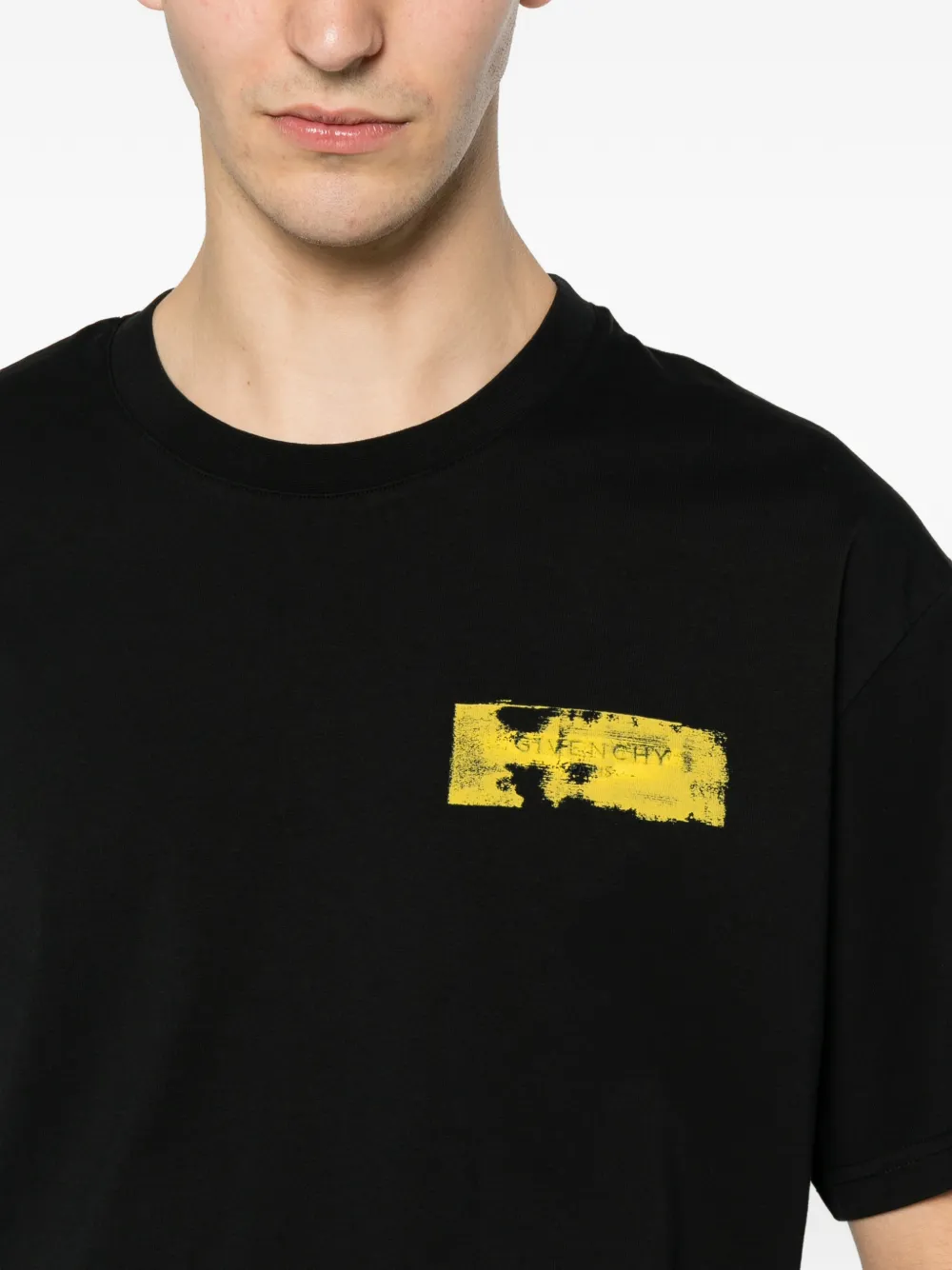 Givenchy T-shirt met logoprint Zwart