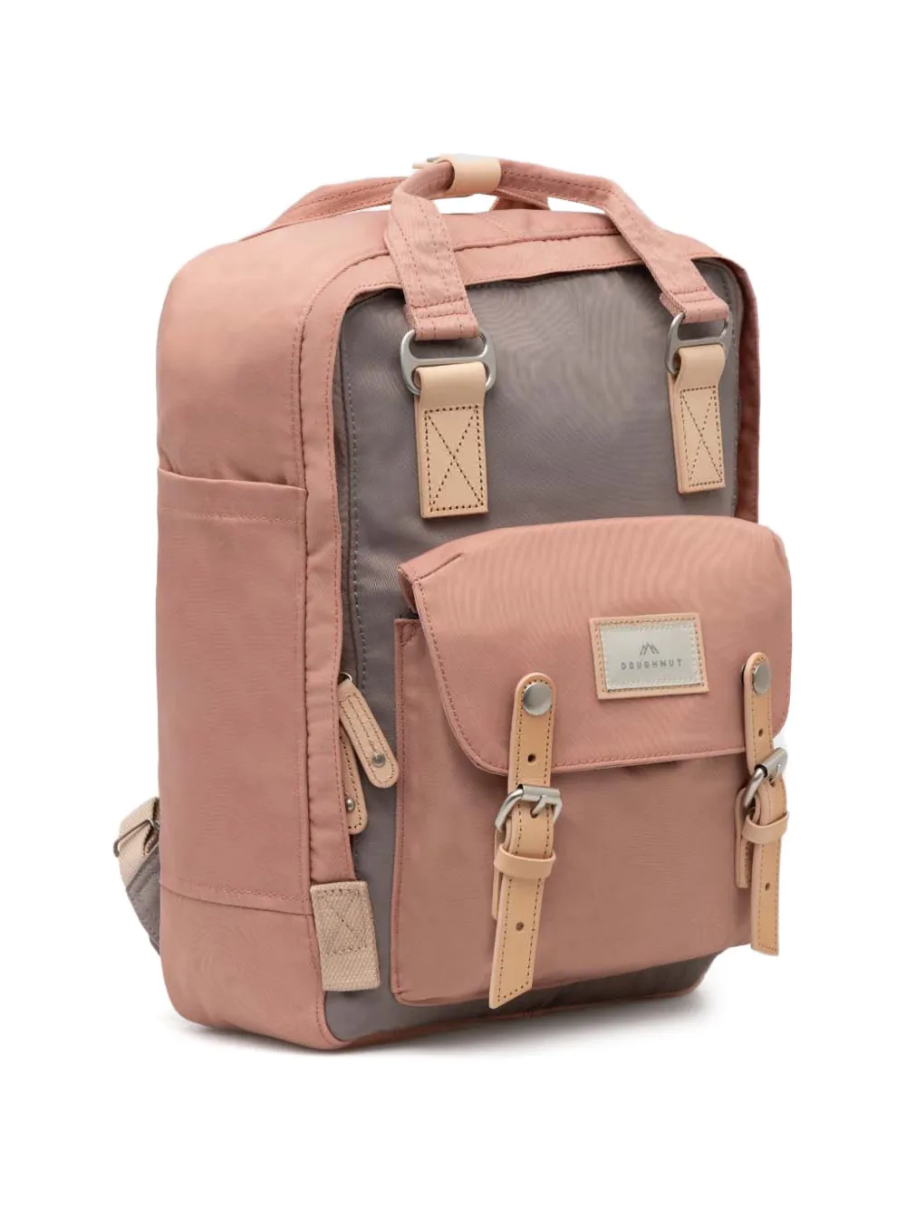  Doughnut Macaroon Buckle-fastening Backpack - Rose 