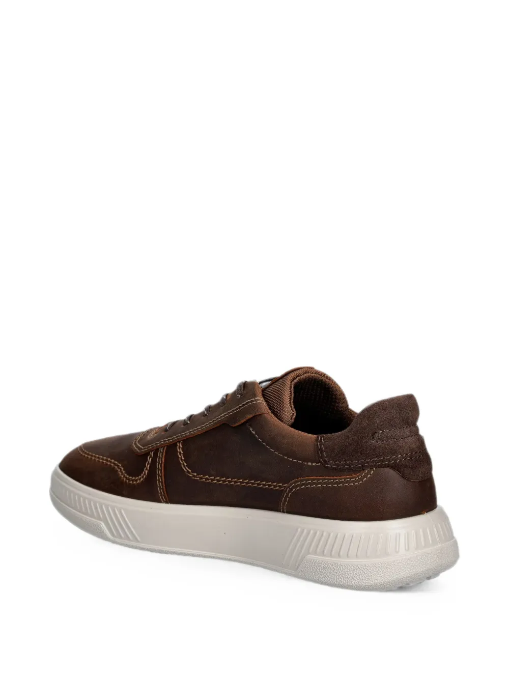 ECCO Move contrast-stitched leather sneakers Bruin