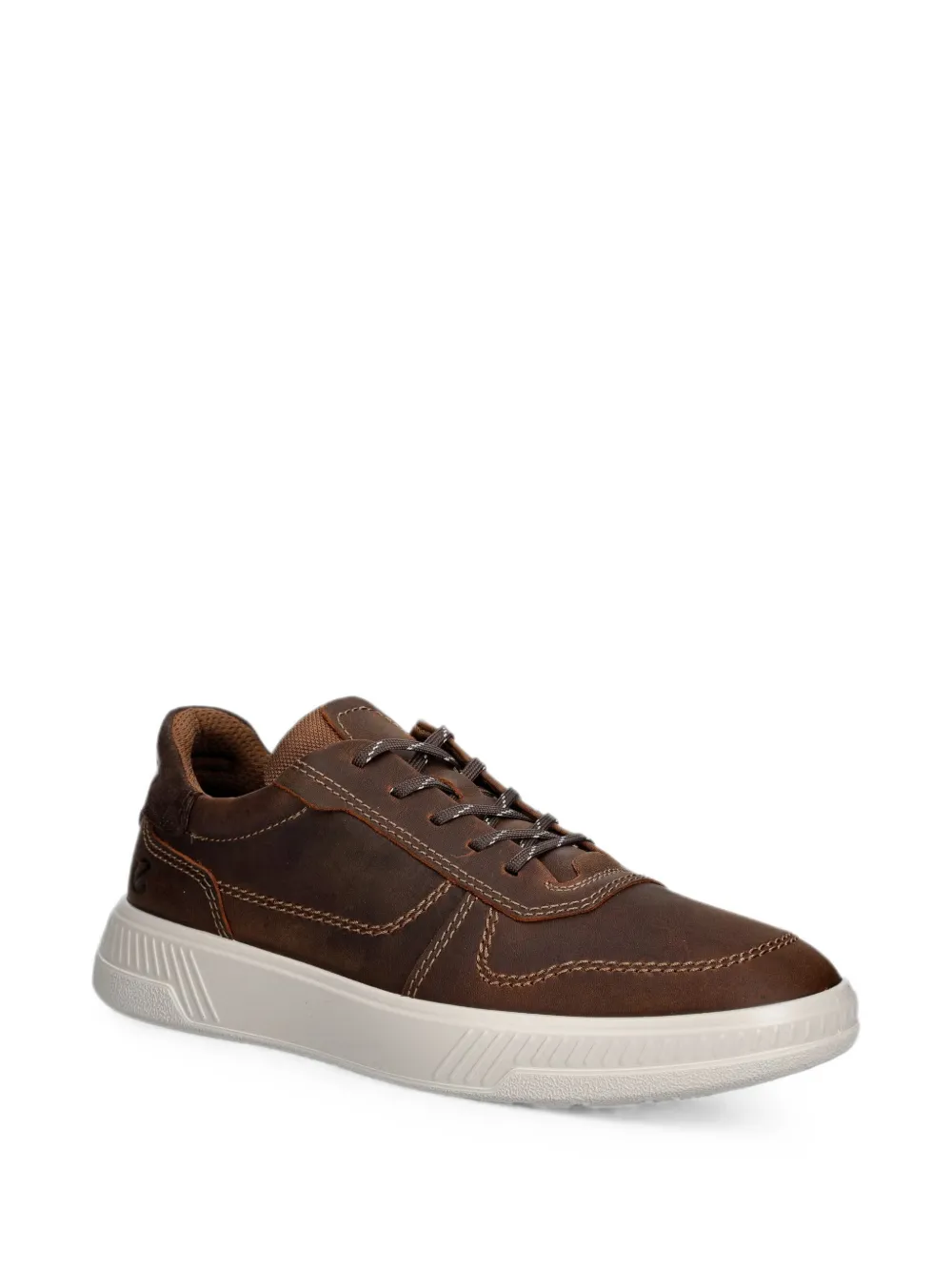 ECCO Move contrast-stitched leather sneakers Bruin