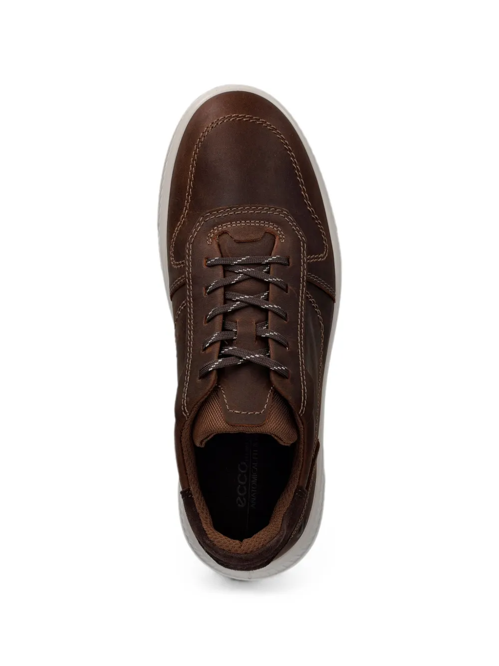 ECCO Move contrast-stitched leather sneakers Bruin