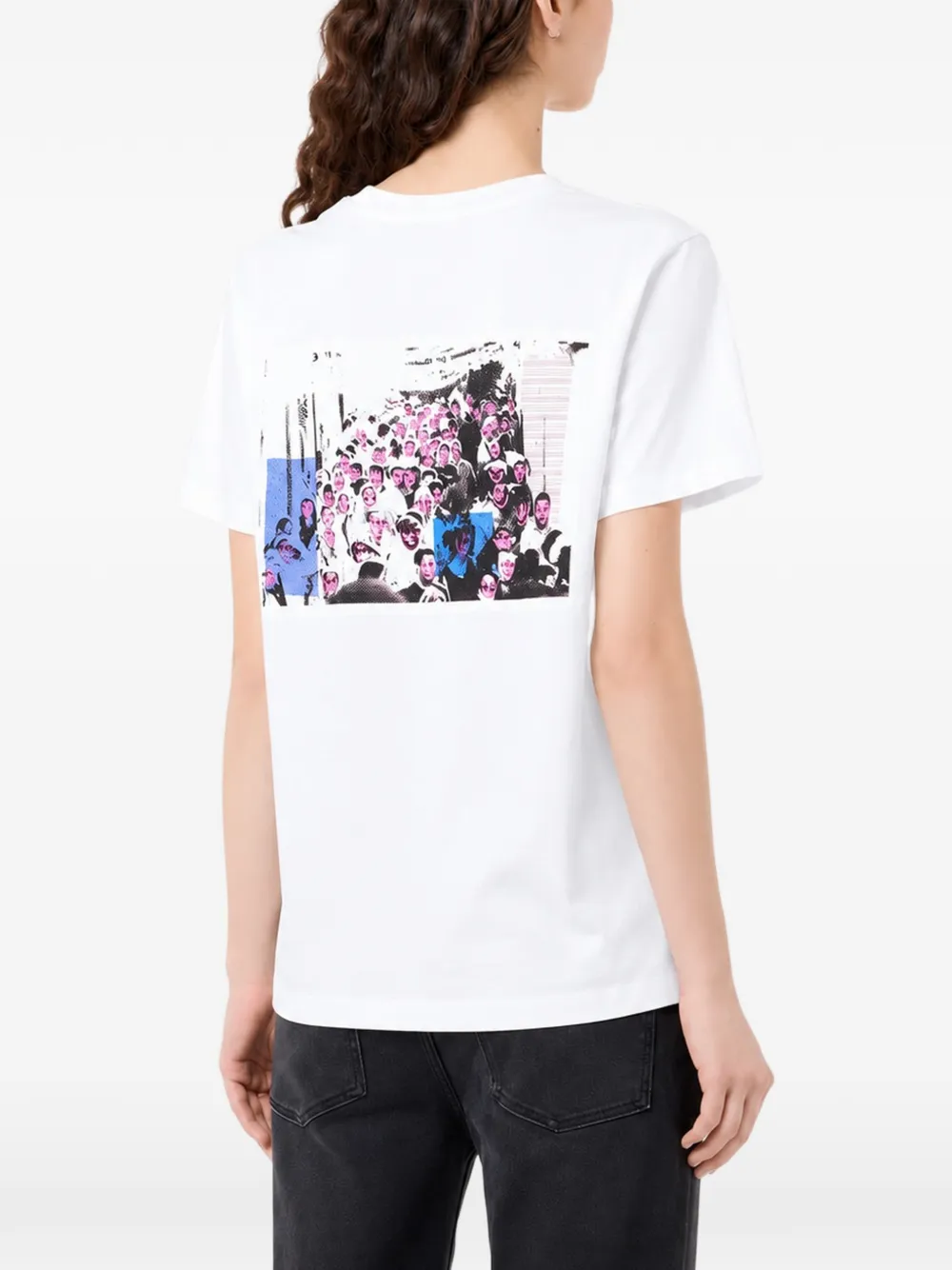 Iceberg T-shirt met grafische print Wit