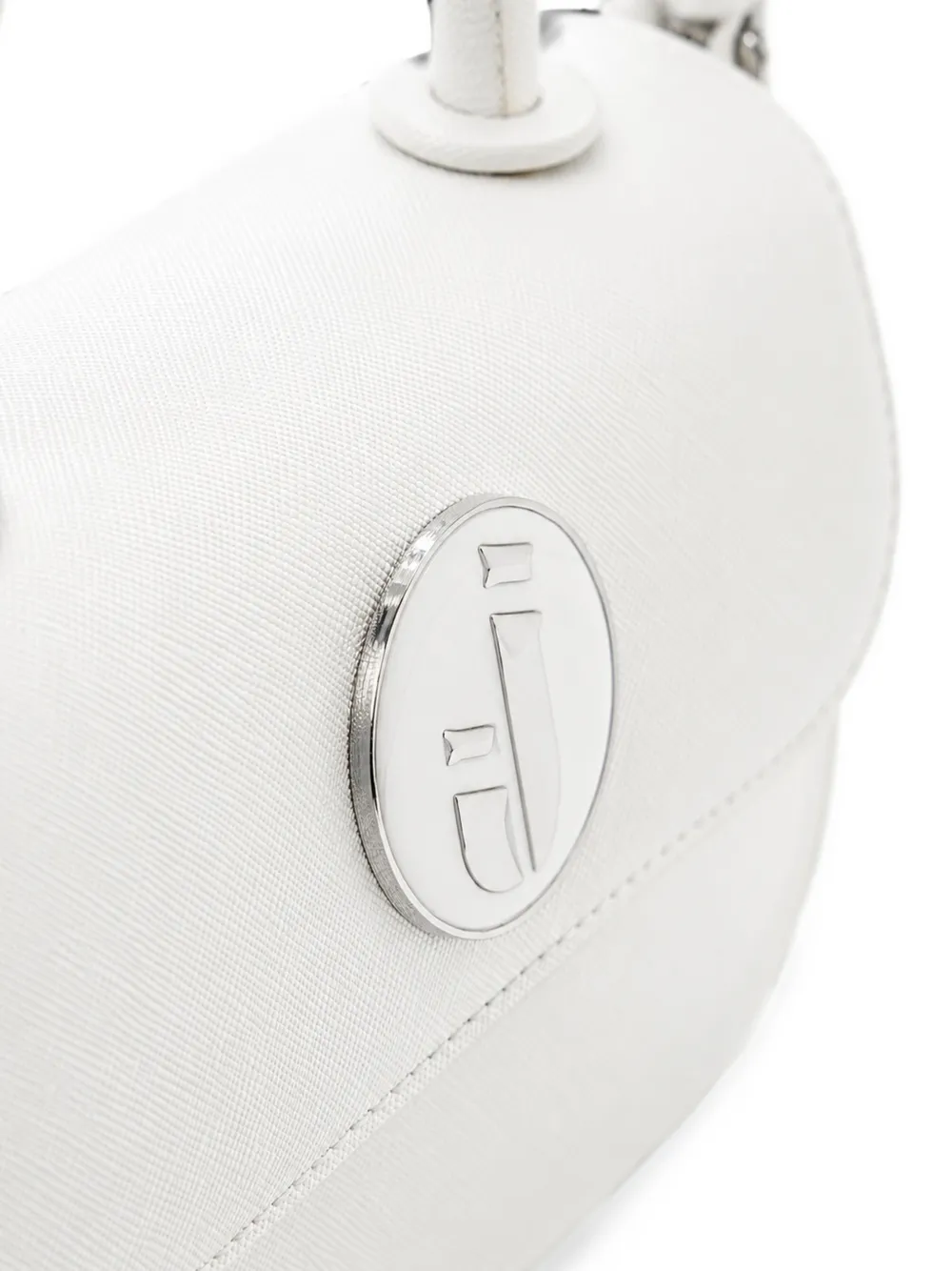 Iceberg Crossbodytas met logoplakkaat Wit