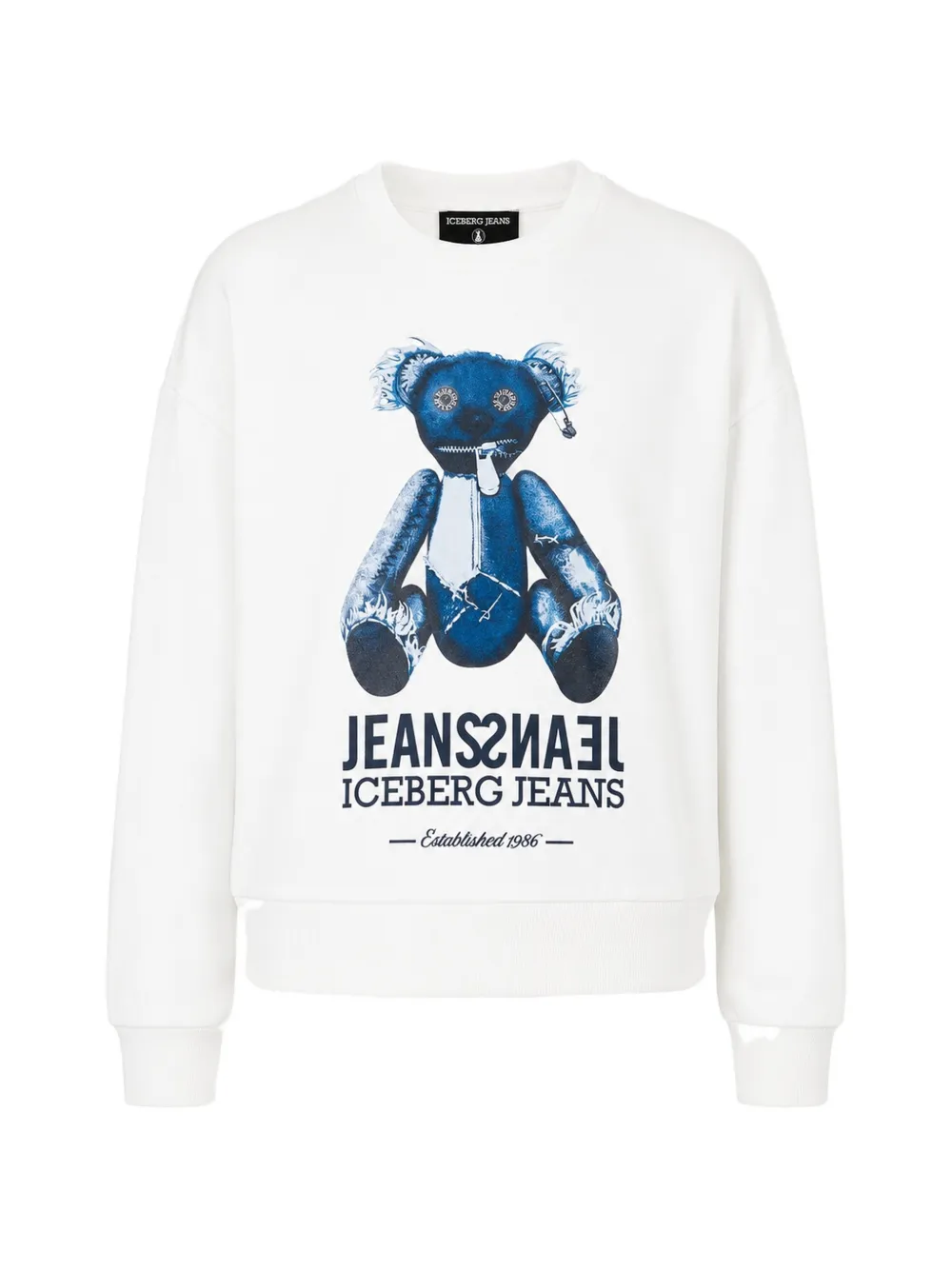 Iceberg logo-print sweatshirt - Bianco
