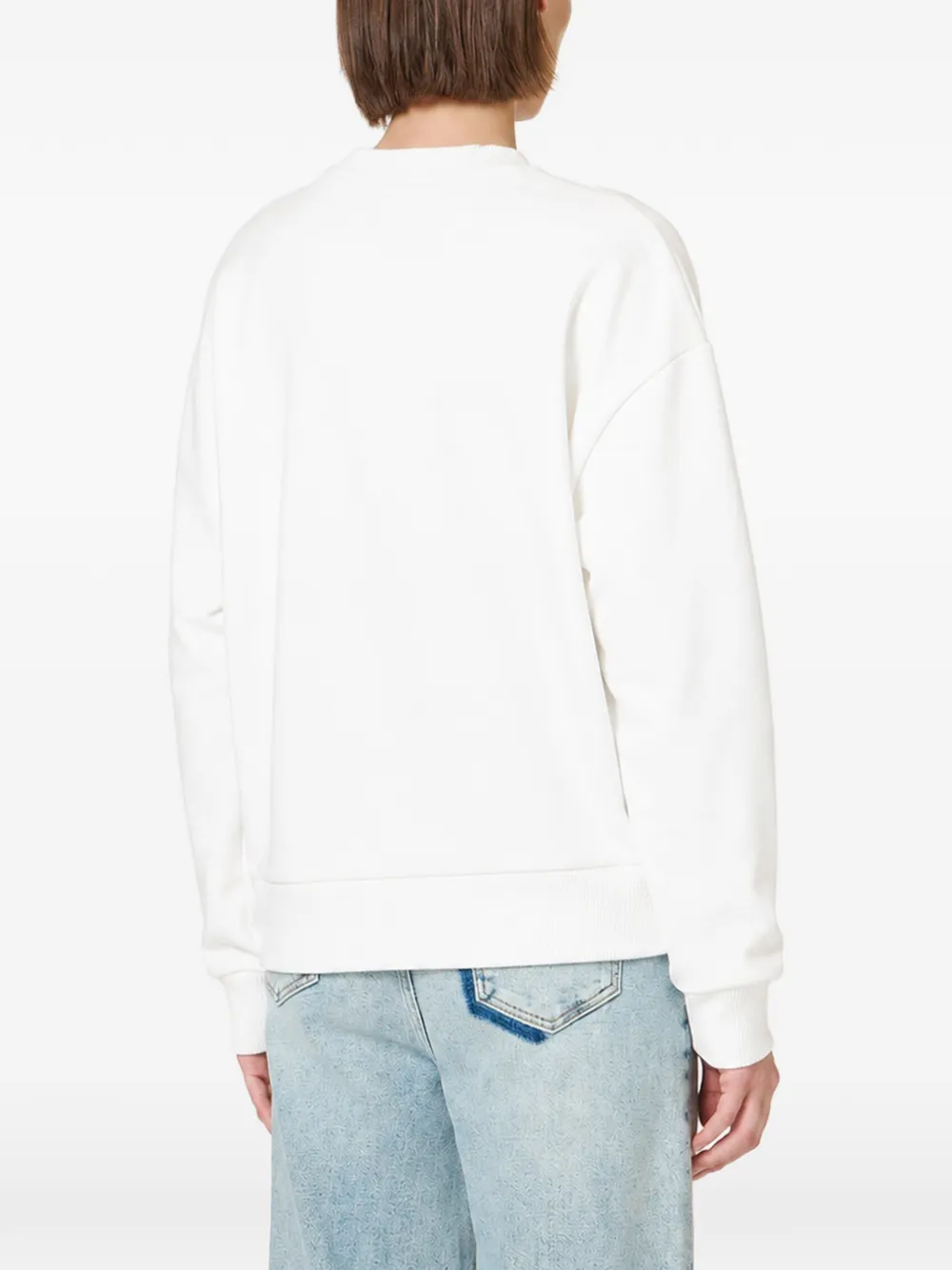 Iceberg Sweater met logoprint Wit