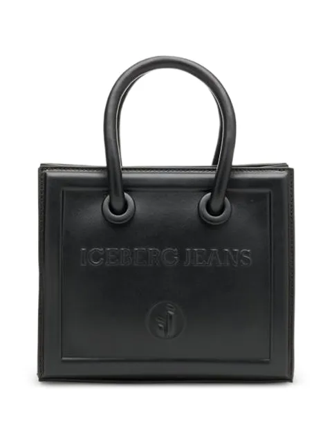 Iceberg logo-embossed bucket bag