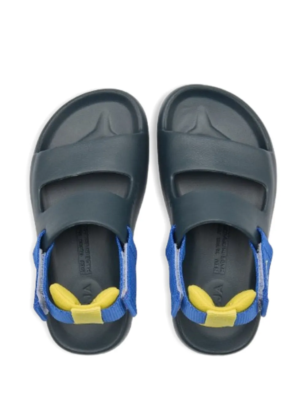 VEJA Kids mini Etna Lite touch-strap sandals Blauw