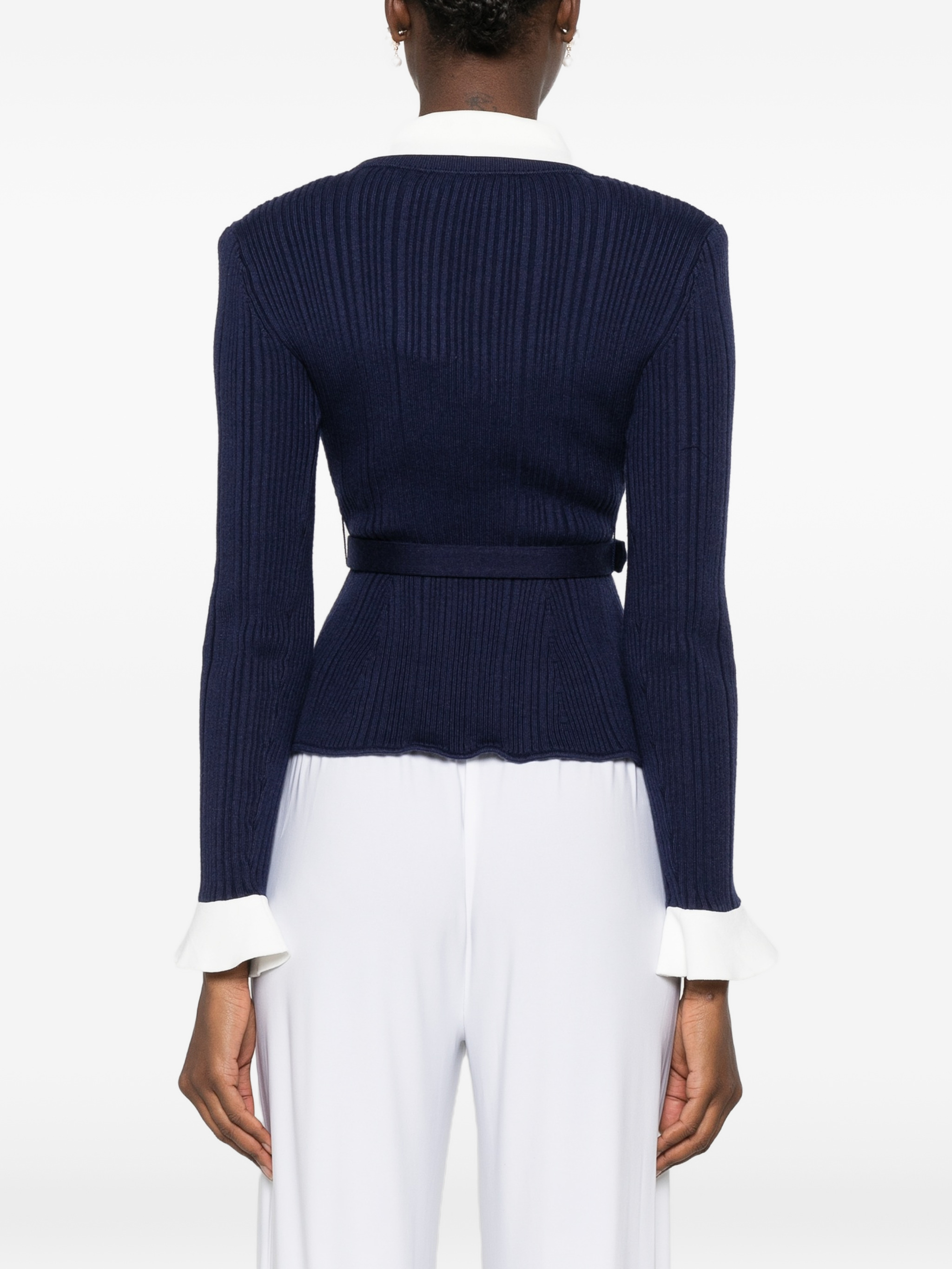 ribbed knit cardigan — Image 5