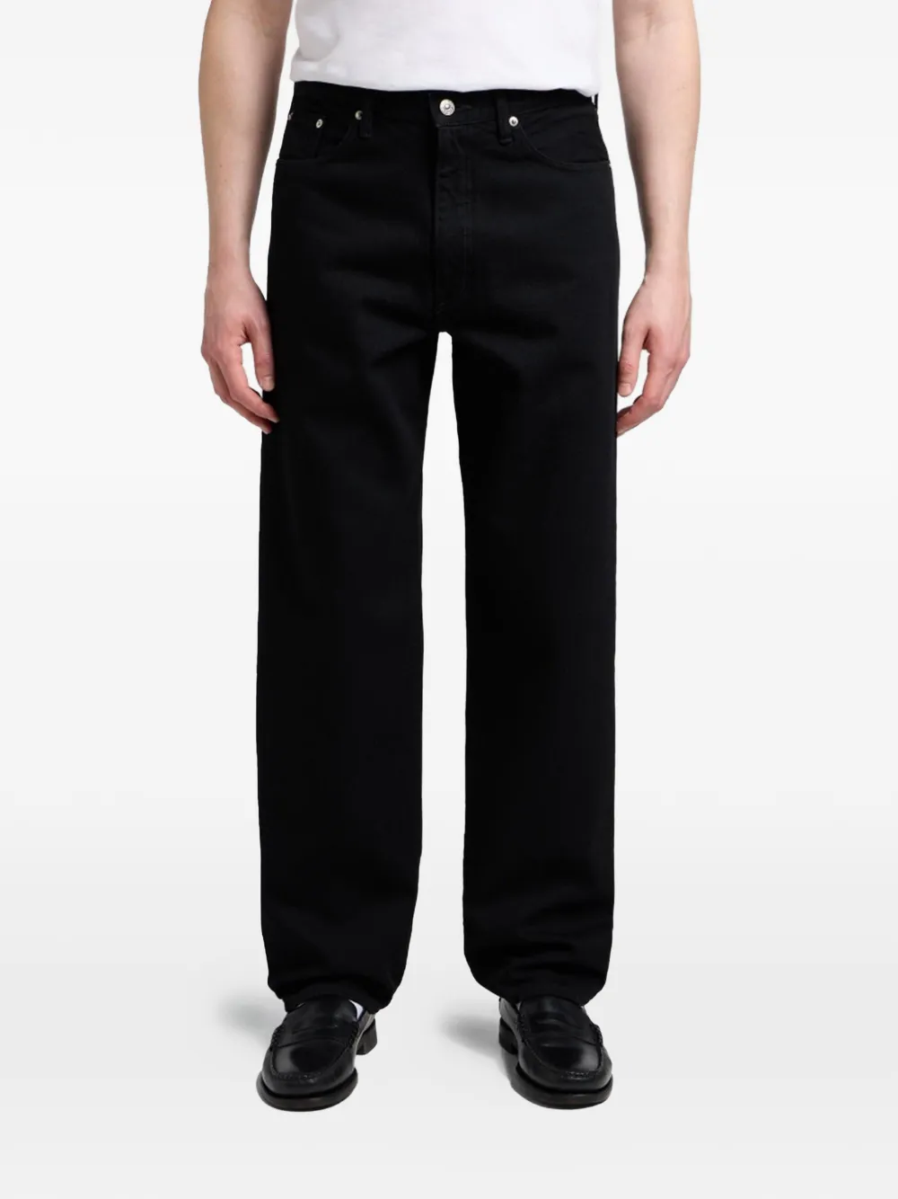 Edwin Ruimvallende jeans Zwart