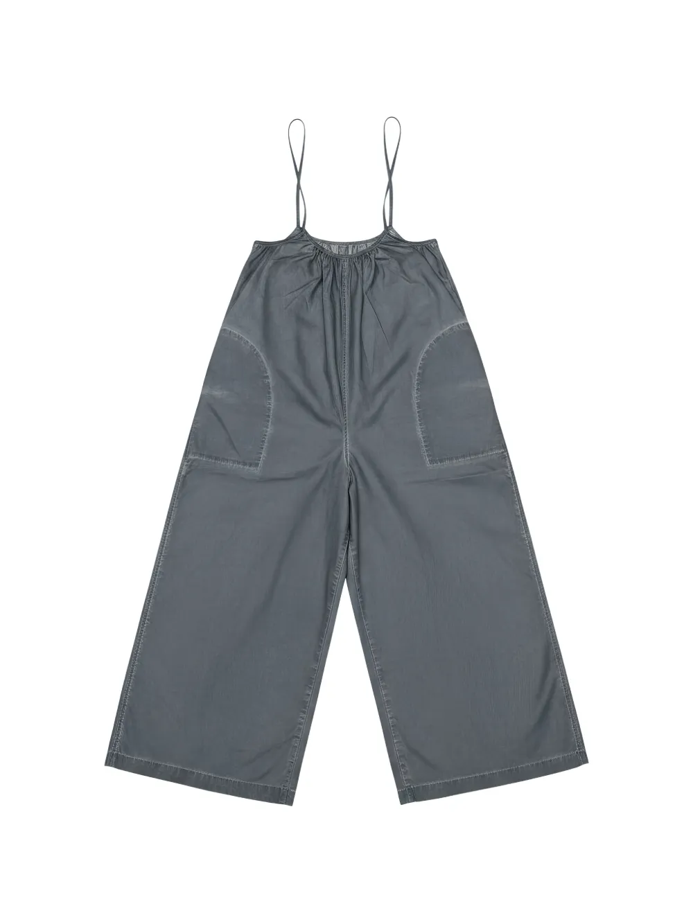 Uma Wang Paul spaghetti-strap jumpsuit - Grigio