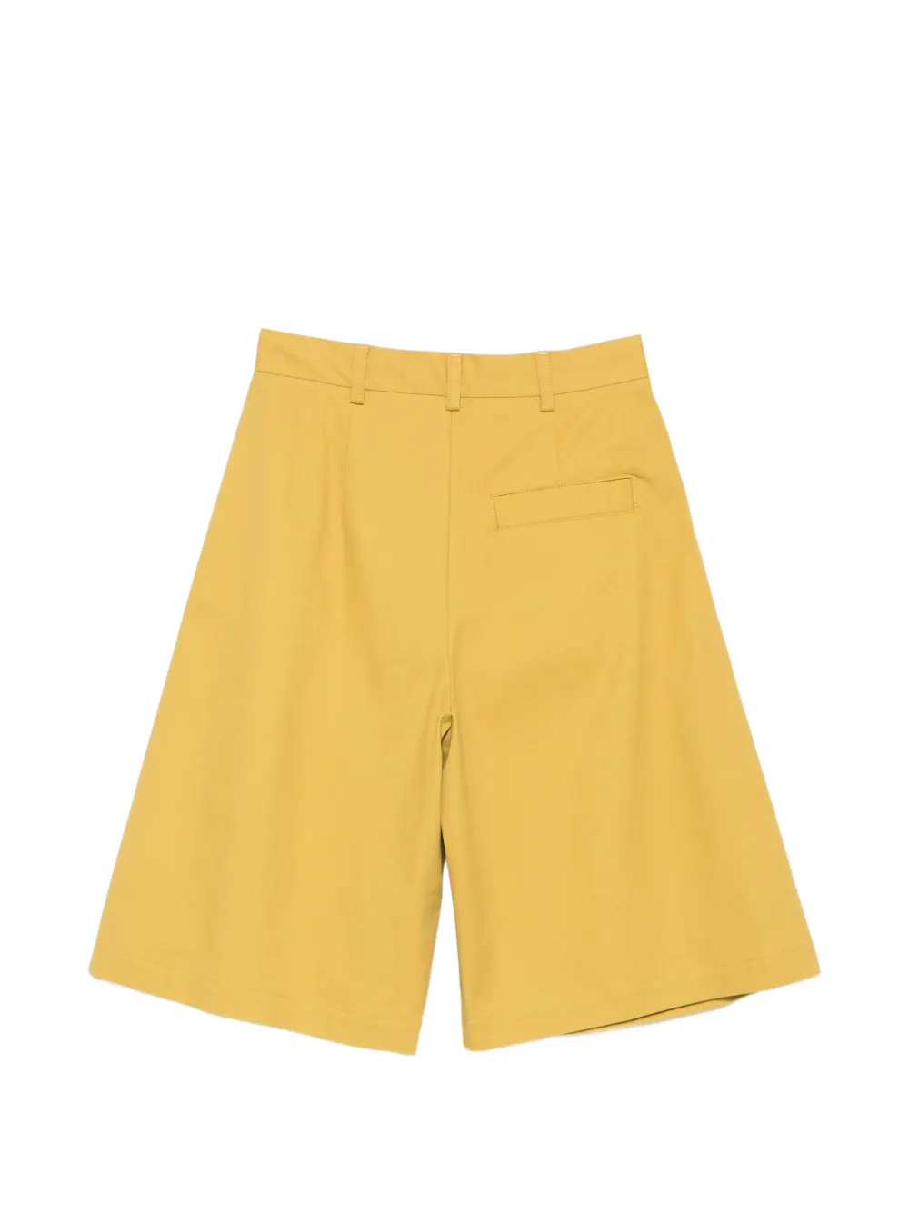 Tela Geplooide shorts Geel