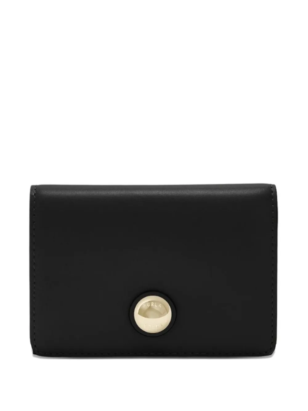Furla Portemonnee met logoplakkaat Zwart
