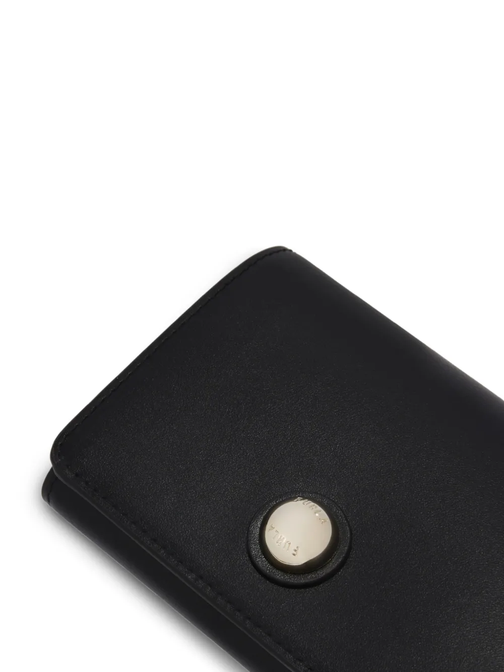 Furla Portemonnee met logoplakkaat Zwart