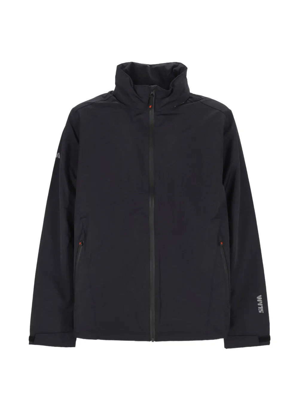 SLAM logo-print high-neck jacket - Schwarz