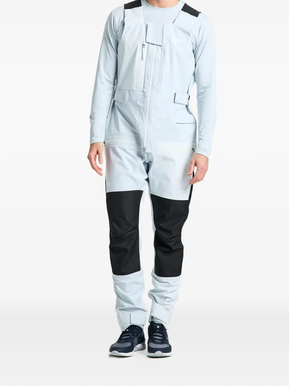 SLAM panelled sleeveless jumpsuit - Grau