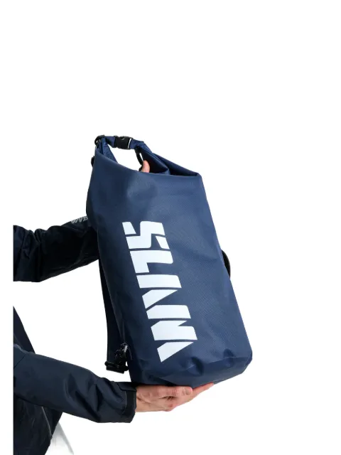  SLAM logo-print roll-top backpack