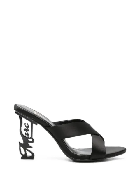 Marc Ellis cross-strap sculpted-heel sandals