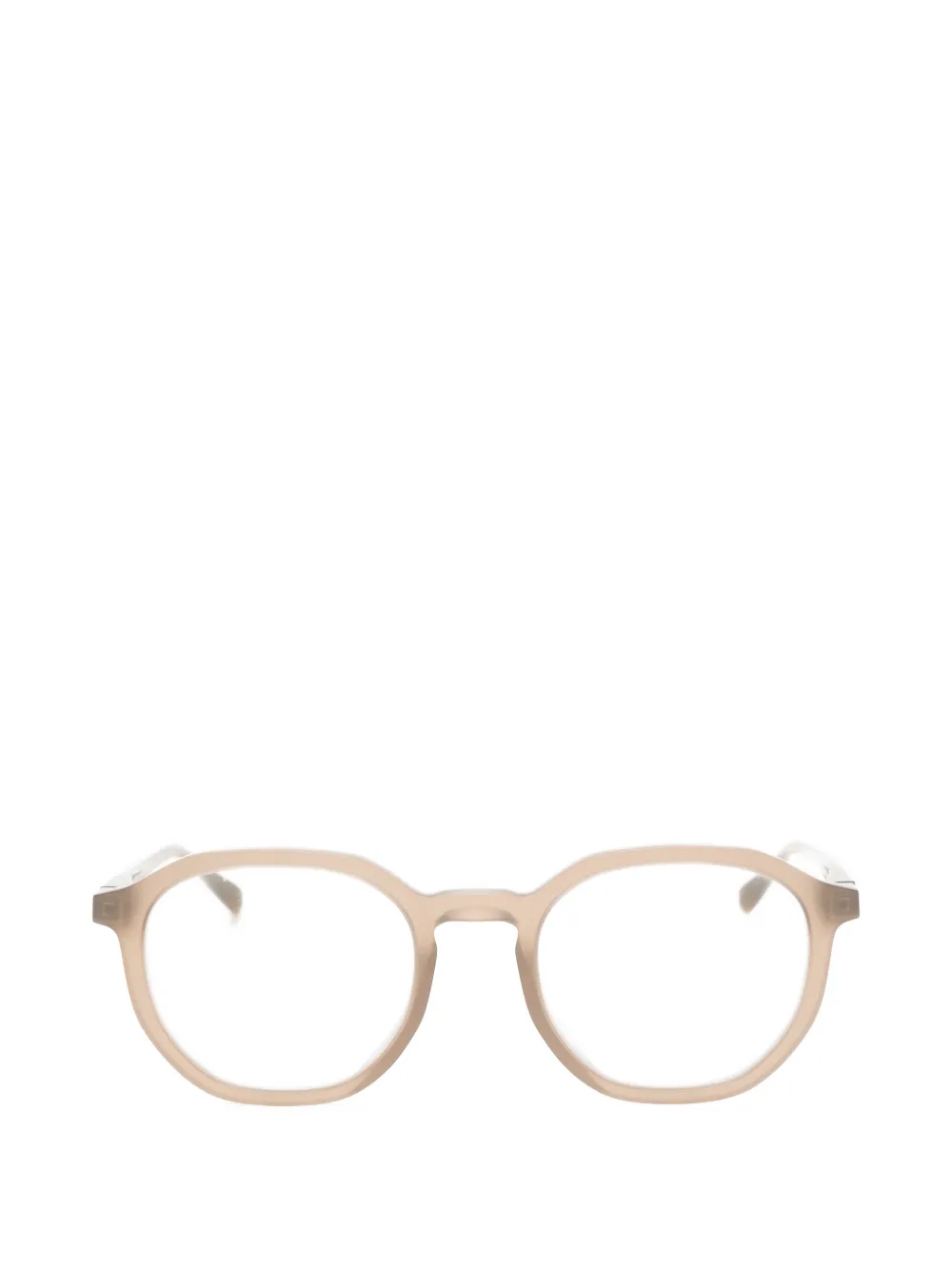 Mykita Dorsa geometric-frame glasses - Toni neutri