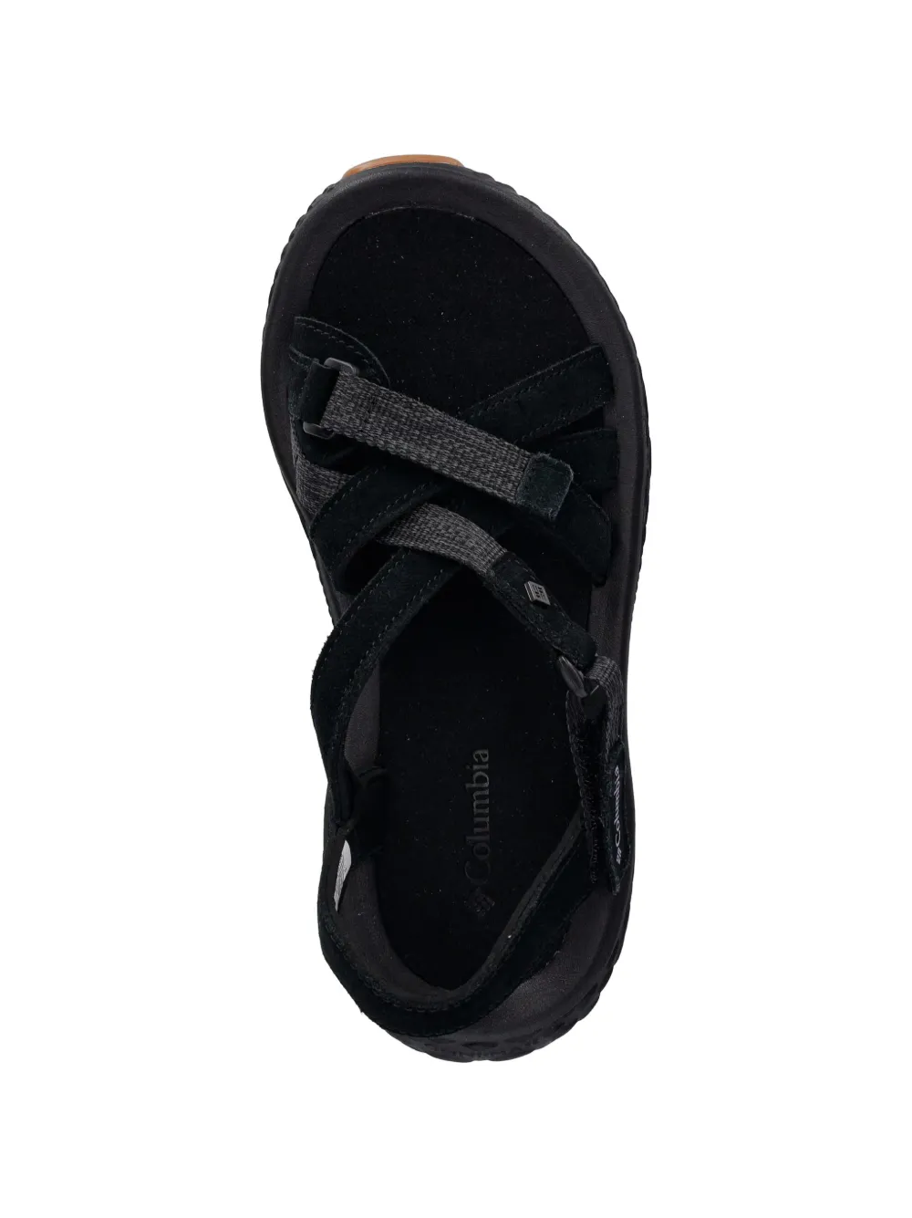 Columbia Konos Esla touch-strap multi-strap sandals Zwart
