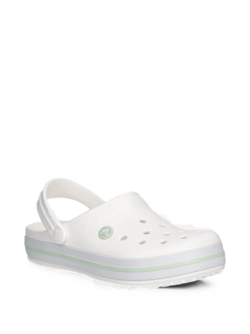 Crocs Slingback klompen met geperforeerde details Wit