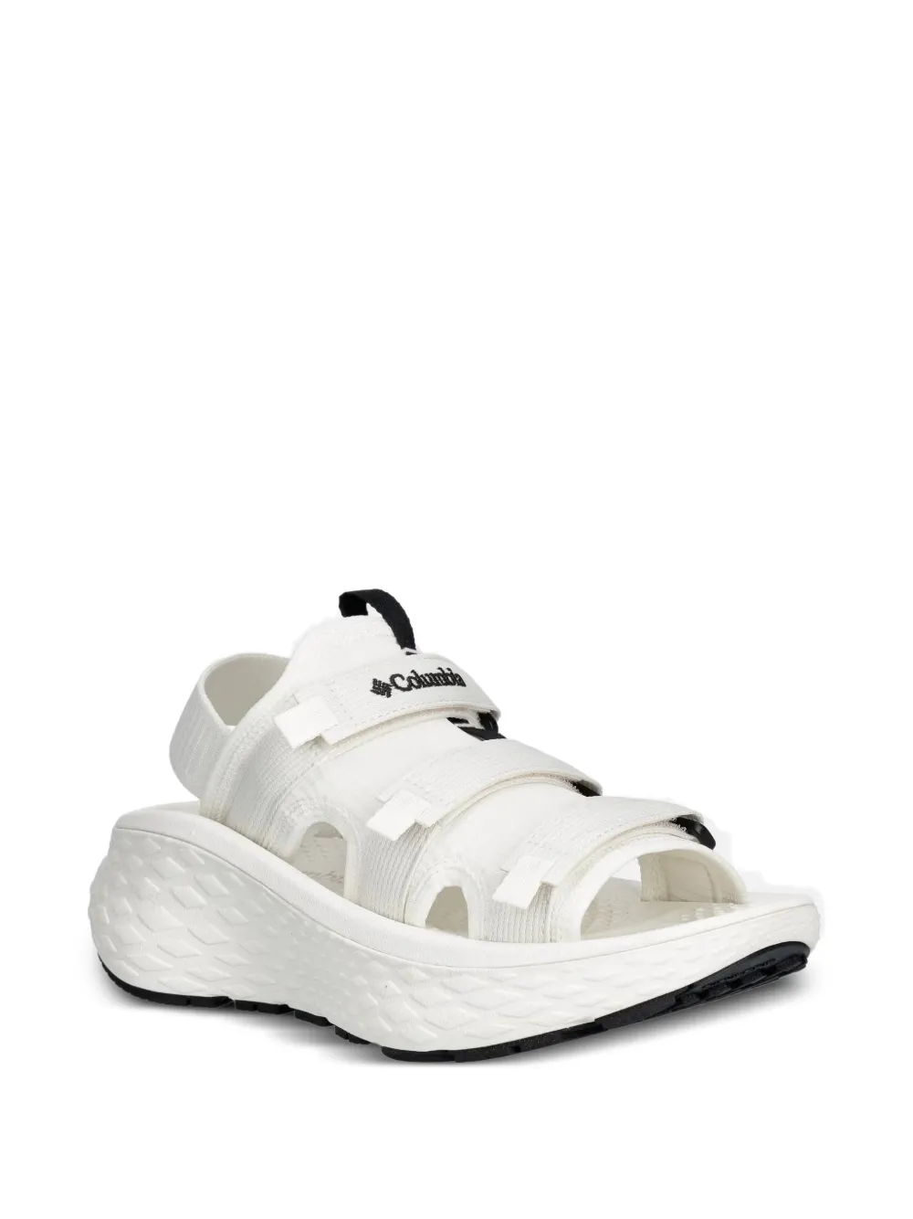Columbia Konos Elevate touch-strap platform sandals Wit