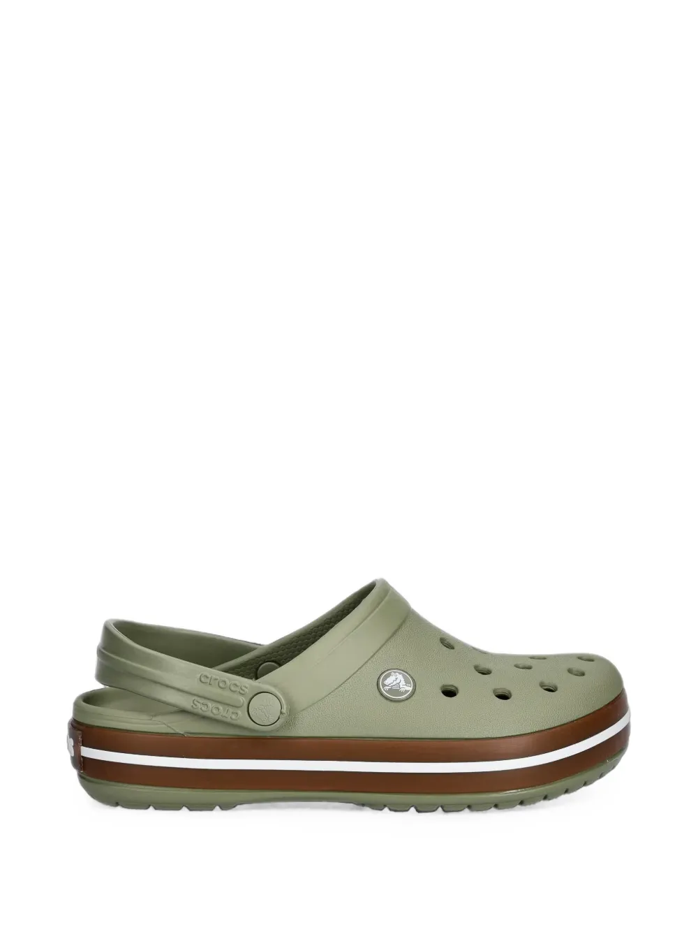 Crocs Crocband Sling-back Clogs In Green