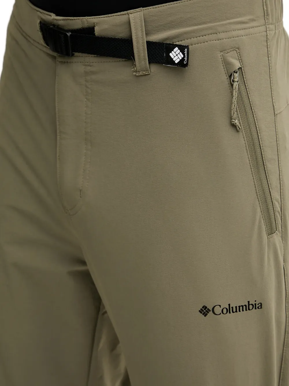 Columbia Essential Hike broek met ceintuur en logo-print Groen