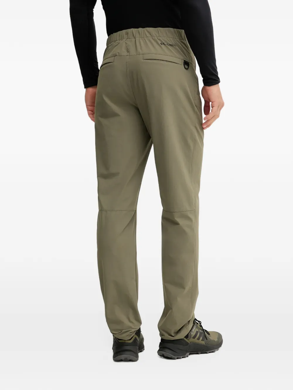 Columbia Essential Hike broek met ceintuur en logo-print Groen