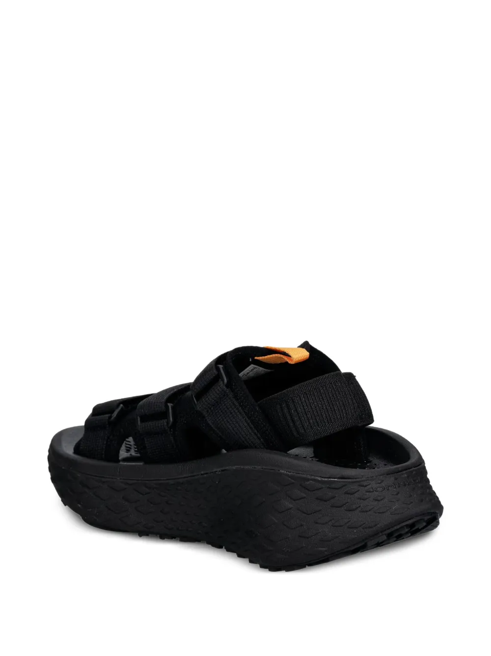 Columbia Konos Elevate touch-strap platform sandals Zwart