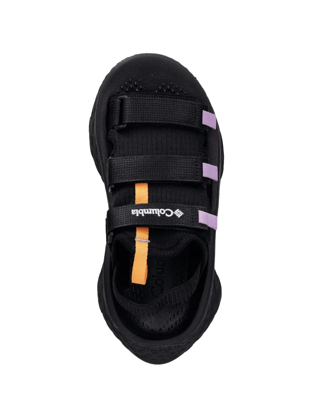 Columbia Konos Elevate touch-strap platform sandals Zwart