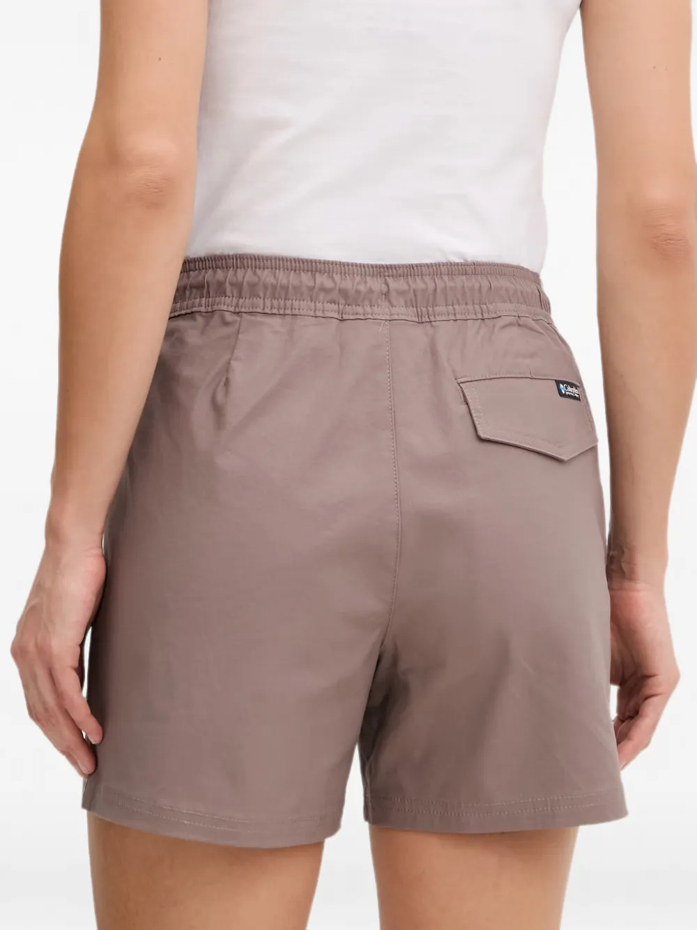 Columbia ROC shorts met trekkoordtaille en opgestikte zak Bruin