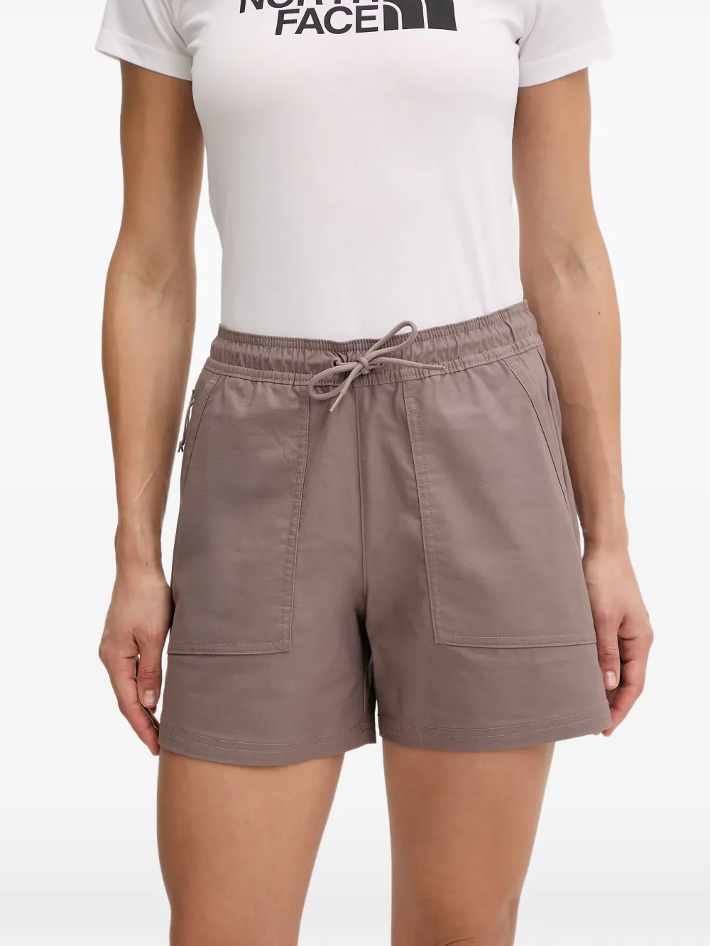 Columbia ROC drawstring-waist patch-pocket shorts - Marrone