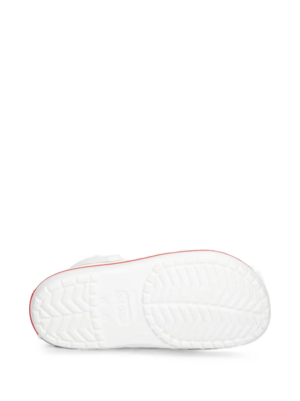 Crocs Crocband slingback klompen met geperforeerde details Wit