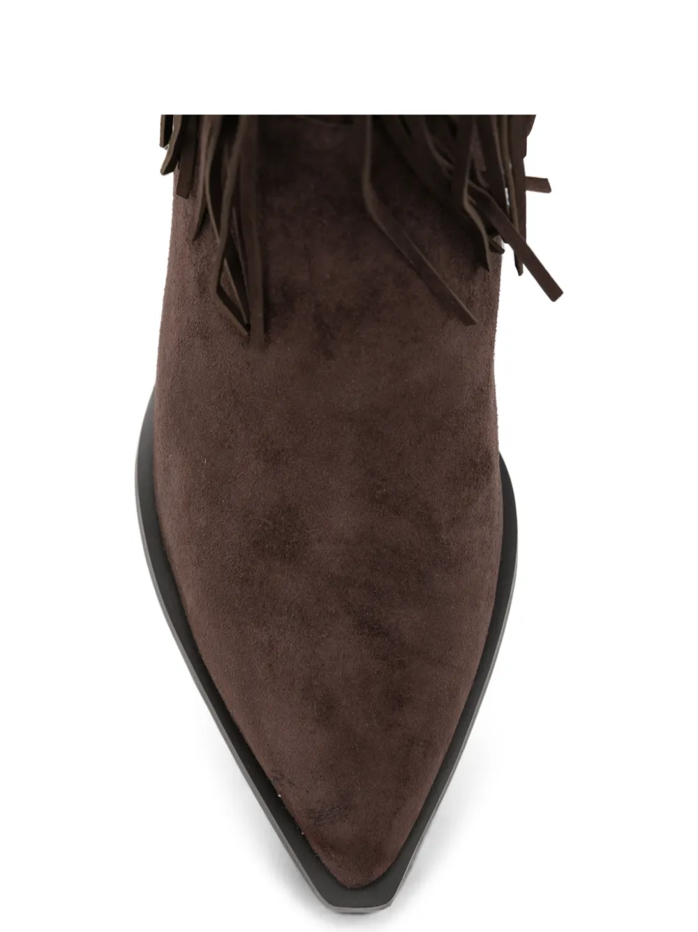 Marc Ellis fringe-trim studded ankle boots Bruin