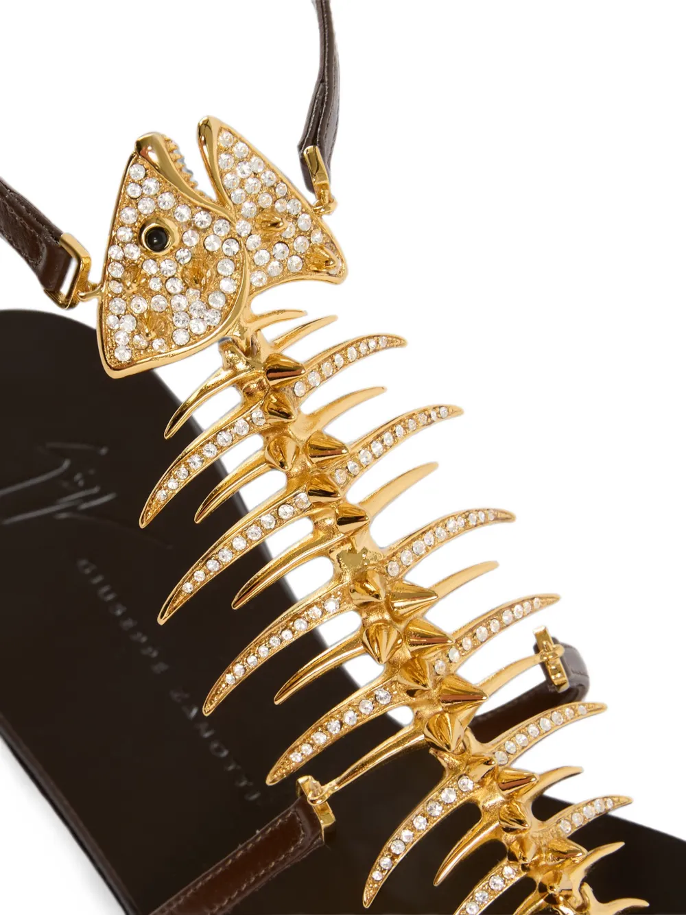 Giuseppe Zanotti Slim 2.0 flat sandals Bruin