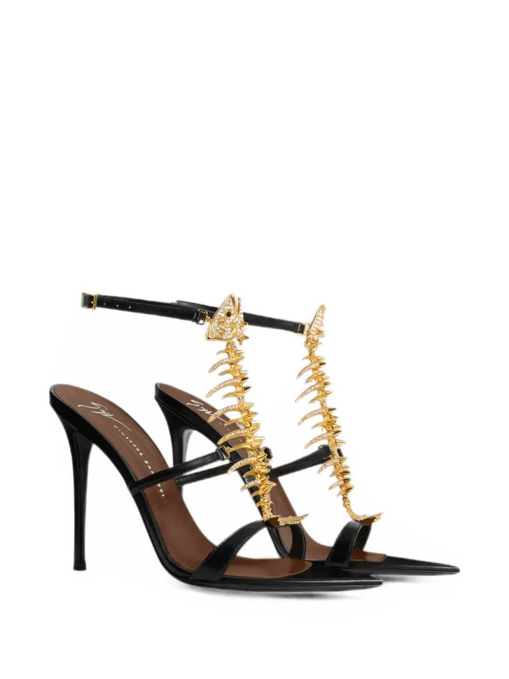Giuseppe Zanotti Slim 2.0 105 sandals Zwart