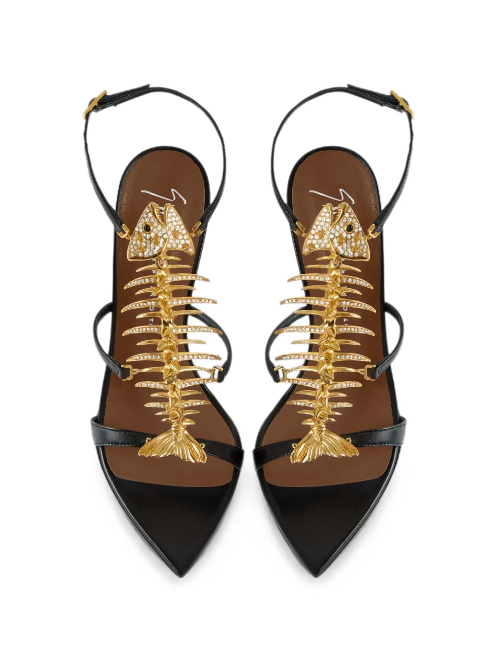 Giuseppe Zanotti Slim 2.0 105 sandals Zwart