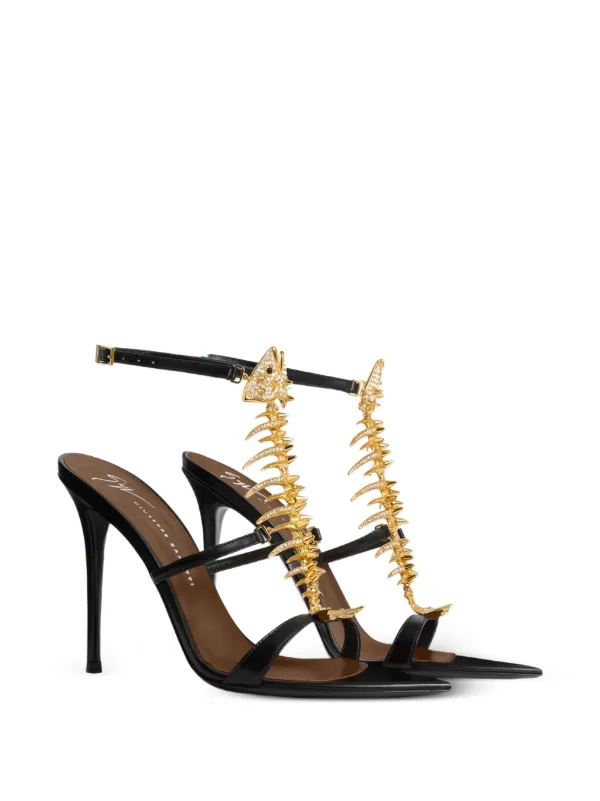 Giuseppe Zanotti Slim 2.0 105 crystal-embellished Fishbone Sandals