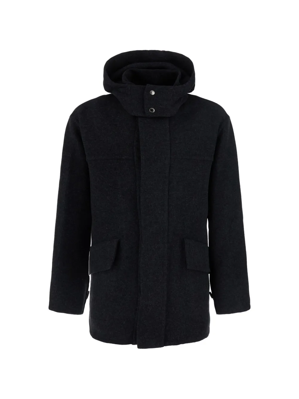 Wooyoungmi hooded flap-pocket coat - Grigio