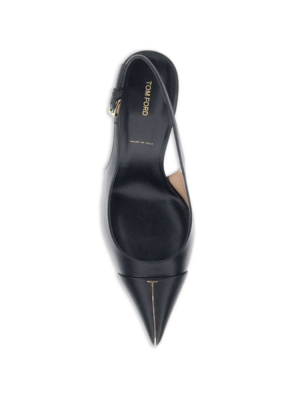 TOM FORD T-line slingback pumps Zwart